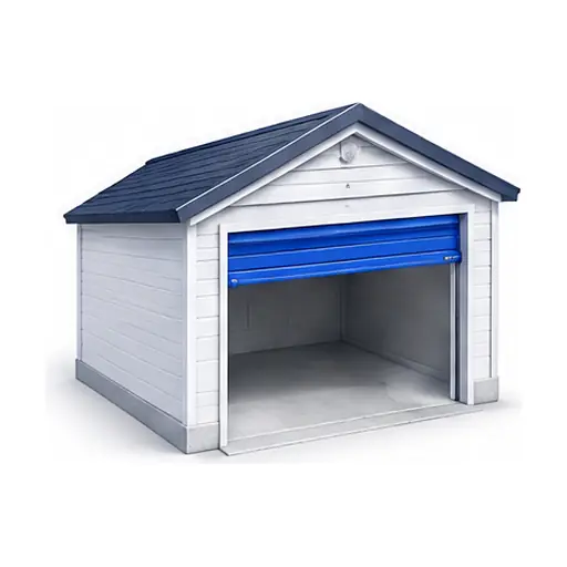 Schematic: 1-car garage