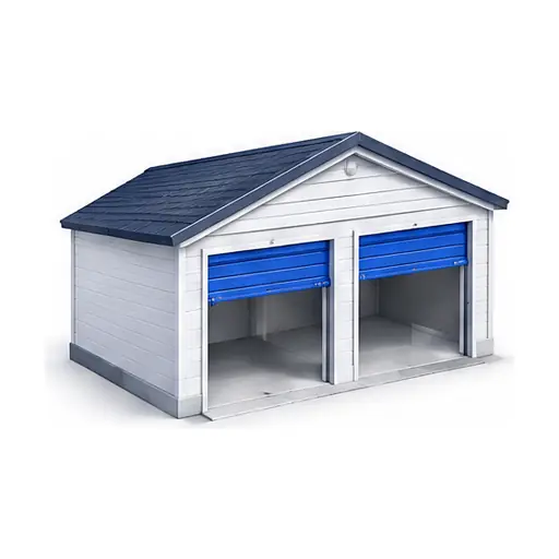 Schematic: 2-car garage