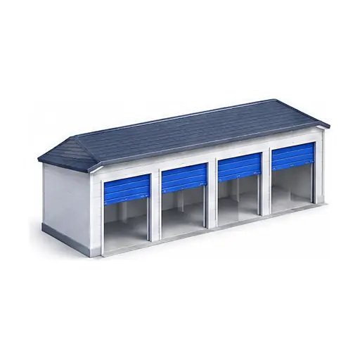 Schematic: 4-car garage